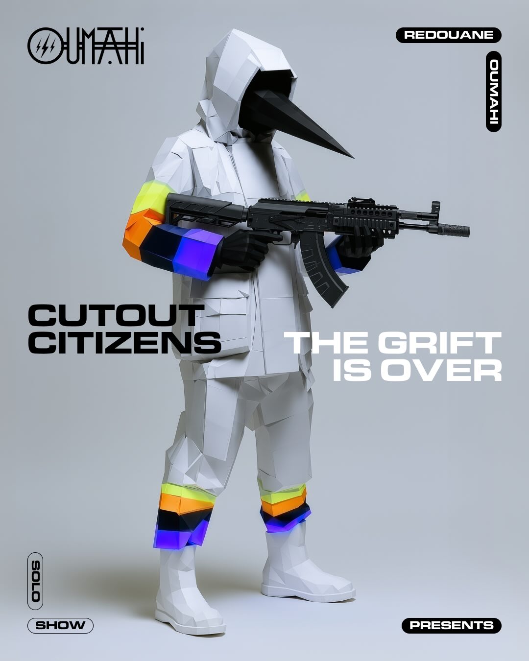 Cutout Citizens exhibition by Redouane Oumahi